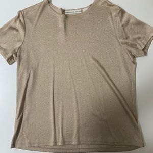 Gorgeous gold glitter top